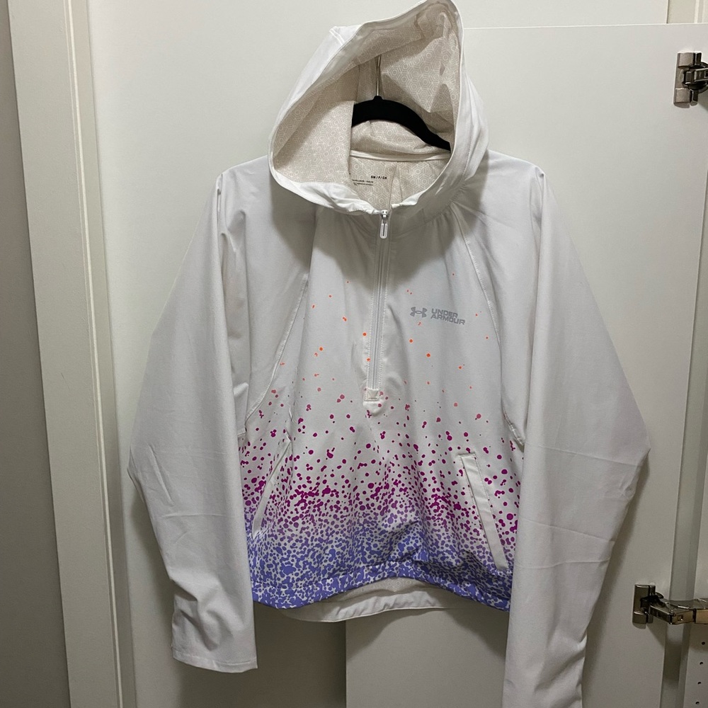 Under Armour brand new woven half zip jacket